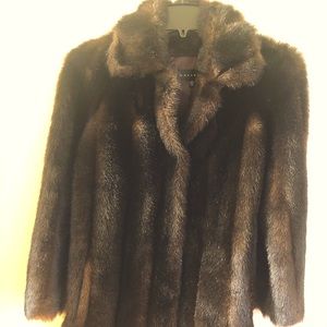 Brown Faux Fur Coat